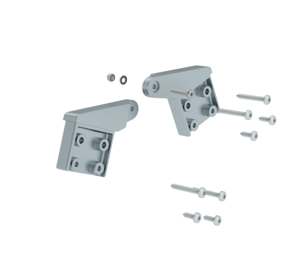 Replacement hinge set for stepladders on both sides | © MUNK GmbH