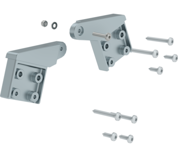 Replacement hinge set for stepladders on both sides | © MUNK GmbH