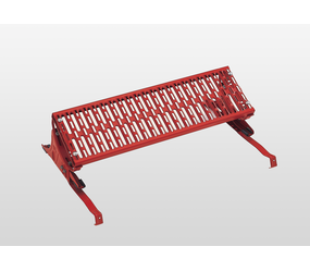 Standing grille 800x250 mm red | © MUNK GmbH