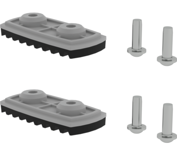 nivello foot plate stand. for side-rail H=58/73 mm | © MUNK GmbH