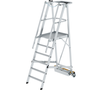 Platform ladder folding w. narr.u-carriage 6 steps | © MUNK GmbH
