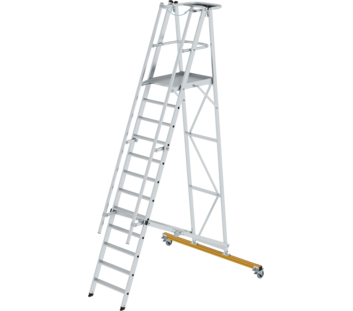Platform ladder, folding and mobile, 12 steps | © MUNK GmbH