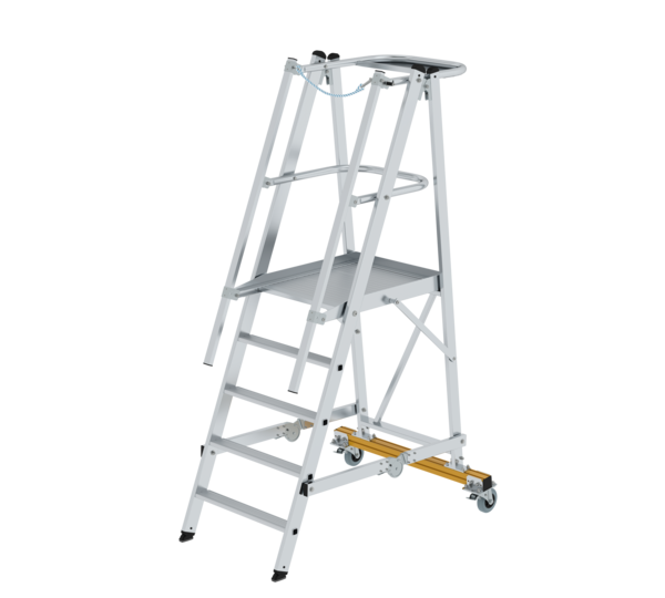 Platform ladder, folding and mobile, 5 steps | © MUNK GmbH