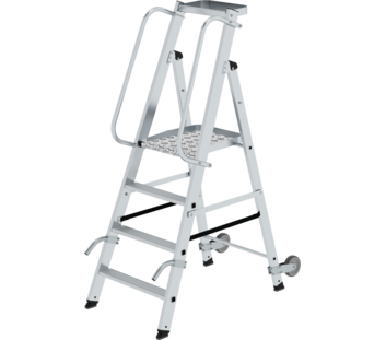 Platform ladder with castors and handle , 4 st | © MUNK GmbH
