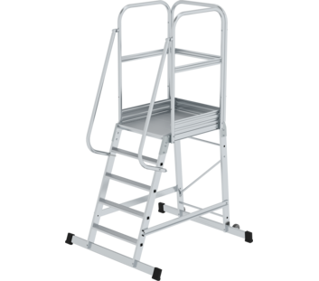 Platform ladder with castors, 5 steps | © MUNK GmbH