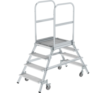 Plat.stairs,2-sid.acc. spr-load.cast.stl.grat,4 st | © MUNK GmbH