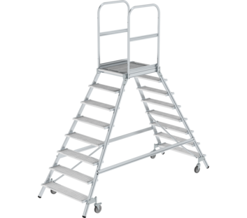 Esc. p-f 2 côtés av roul ress. caill. acier 8 mar. | © MUNK GmbH