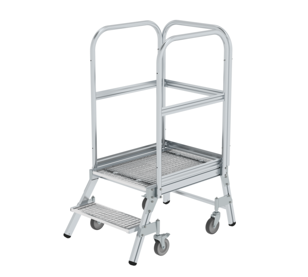 Plat.stairs,1-sid.acc. spr-load.cast.stl.grat,2 st | © MUNK GmbH