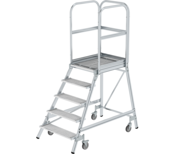 Plat.stairs,1-sid.acc. spr-load.cast.stl.grat,5 st | © MUNK GmbH