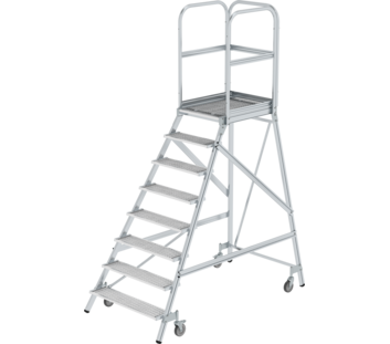 Esc. p-f un côté av roul ress. caill. acier 8 mar. | © MUNK GmbH