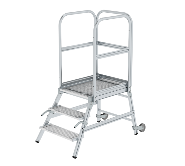 Plat.stairs, 1-sid.acc.w cast/handle st.grat. | © MUNK GmbH