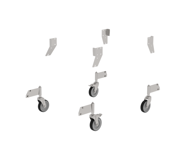 Retrofit set st. steel castors | © MUNK GmbH