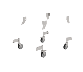 Retrofit set st. steel castors | © MUNK GmbH