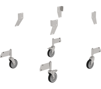 Retrofit set st. steel castors | © MUNK GmbH