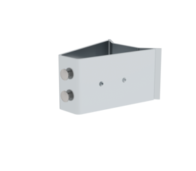 Aluminium wall anchor for round poles  | © MUNK GmbH