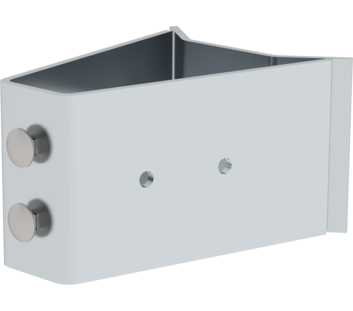 Aluminium wall anchor for round poles  | © MUNK GmbH