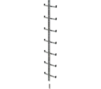 Single-rail ladder, gal.st., L=1.96m  | © MUNK GmbH