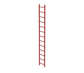 Shaft ladder RFG 400 mm clear width, 13 rungs | © MUNK GmbH