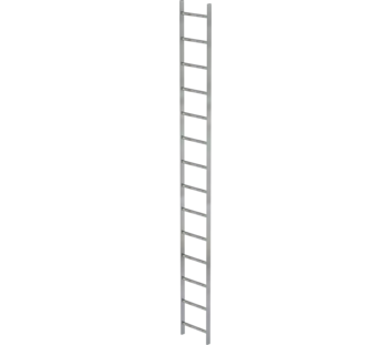 Shaft ladder, galv. st., 400 mm clear width 14 rgs | © MUNK GmbH