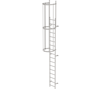 Sing.fl. vertical ladder w.bk prot.st.st.5.96m | © MUNK GmbH