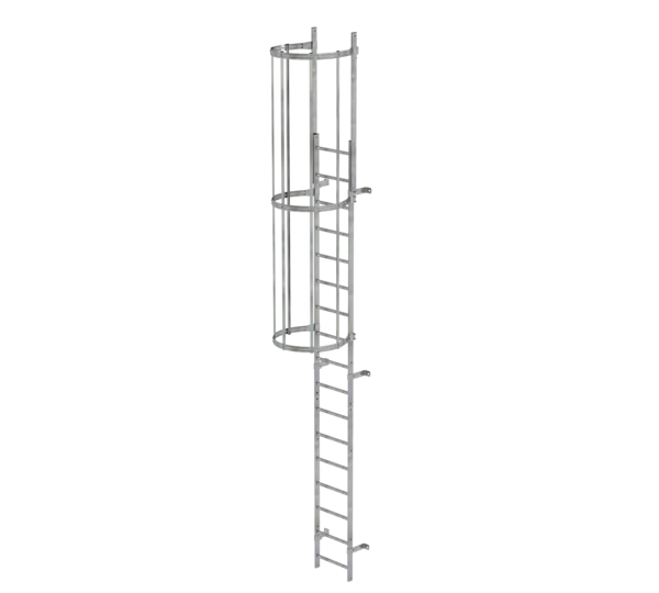 Sing.fl. vertical ladder w.bk prot.gal.st.5.96m | © MUNK GmbH