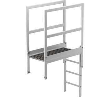 Roof parapet bridge anod. alu. L=1200mm | © MUNK GmbH