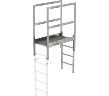 Roof parapet bridge gal. steel length 1200mm  | © MUNK GmbH