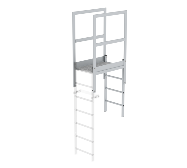 Roof parapet bridge anod. alu. L=930mm  | © MUNK GmbH