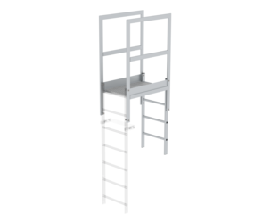 Roof parapet bridge anod. alu. L=930mm  | © MUNK GmbH