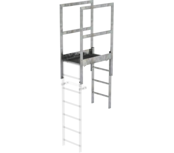 Roof parapet bridge gal. steel length 930mm  | © MUNK GmbH