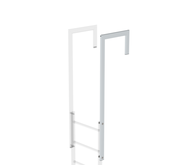 Exit side-rail angled bright alu. L=1600mm | © MUNK GmbH