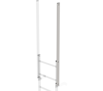 Exit side-rail straight st.st. L=1600mm  | © MUNK GmbH