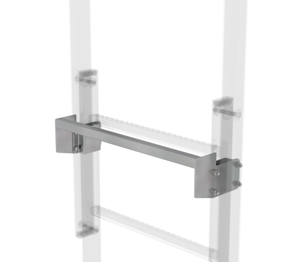 Exit step galv.st. 520x100mm, 100mm clearance | © MUNK GmbH