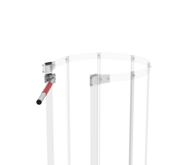 Safety barrier, screwable to ladder side-rail | © MUNK GmbH