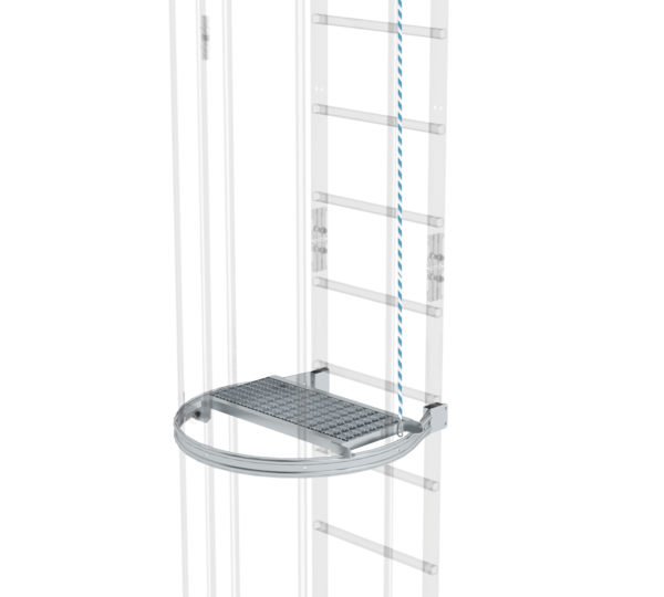 Intermediate platform folding, bright alu. | © MUNK GmbH