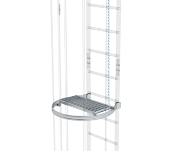 PF intermédiaire, rabattable alu brut | © MUNK GmbH