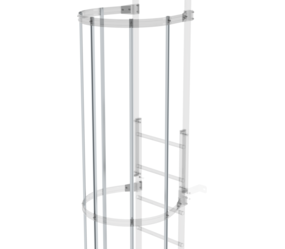 Back protection hoop strut, L=3000mm, bright alu. | © MUNK GmbH