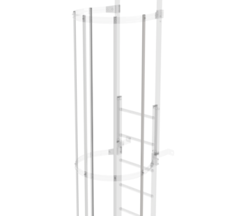 Back protection hoop strut, 3,000 mm long, stainless steel | © MUNK GmbH