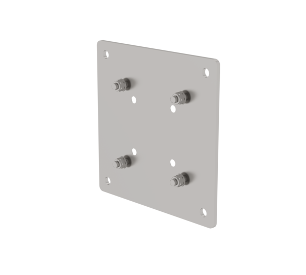 Adapter plate st. steel, 100x100mm, 150x150mm | © MUNK GmbH