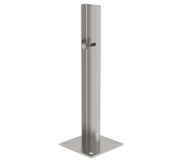 Foot plate for floor installation, stainless steel | © MUNK GmbH