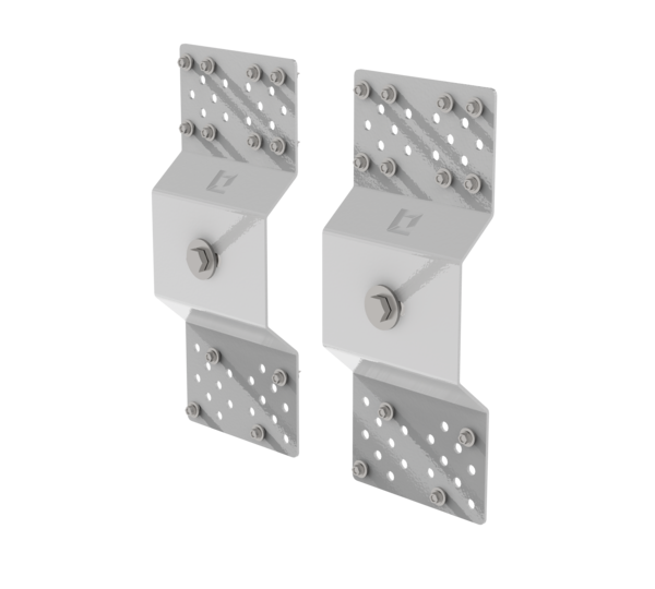 Vertical ladder wall bracket for sheet metal facade | © MUNK GmbH