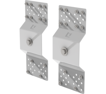 Vertical ladder wall bracket for sheet metal facade | © MUNK GmbH