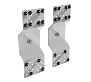 Vertical ladder wall bracket for sheet metal facade | © MUNK GmbH
