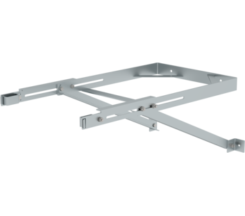 Wall h. U-bracket, stowable, galvanised steel, 550-750mm | © MUNK GmbH