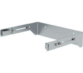 Wall anchor U-bracket, adj., galv.st., 375-500mm | © MUNK GmbH