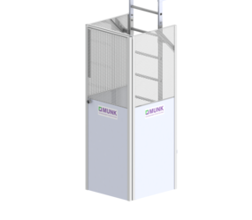 Enclosure with panic lock, galv. st./br. alu. | © MUNK GmbH