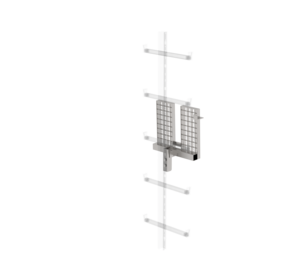 Hinged rest pf, st.st. for att. to 1-rail ladd. | © MUNK GmbH