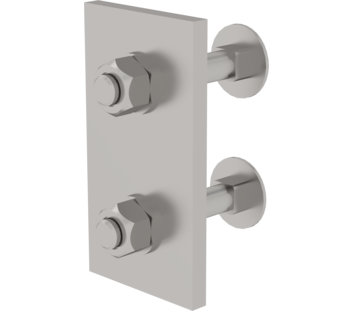 Rail fastening for ladder rungs, stainless steel  | © MUNK GmbH