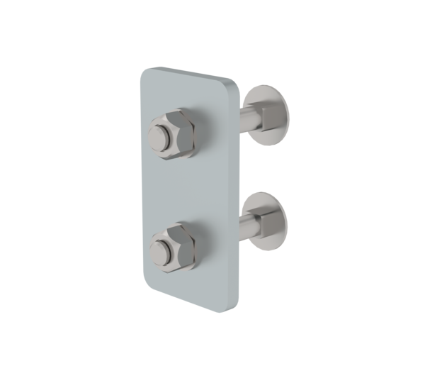 Rail fastening for ladder rungs, galv. steel | © MUNK GmbH