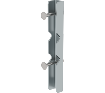 Rail fastening for stirrup irons, galvanised steel | © MUNK GmbH